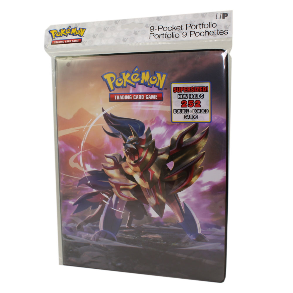 Ultra Pro Pokemon TCG - 9 Pocket Portfolio Album - ZACIAN & ZAMAZENTA (Sword/Shield)(Holds 252 Cards