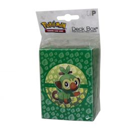 Pokemon Card Supplies - Sword & Shield Galar Starters Deck Box - GROOKEY