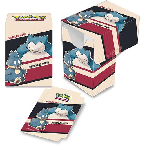 Ultra Pro Pokemon Supplies - Ultra Pro Deck Box - SNORLAX & MUNCHLAX