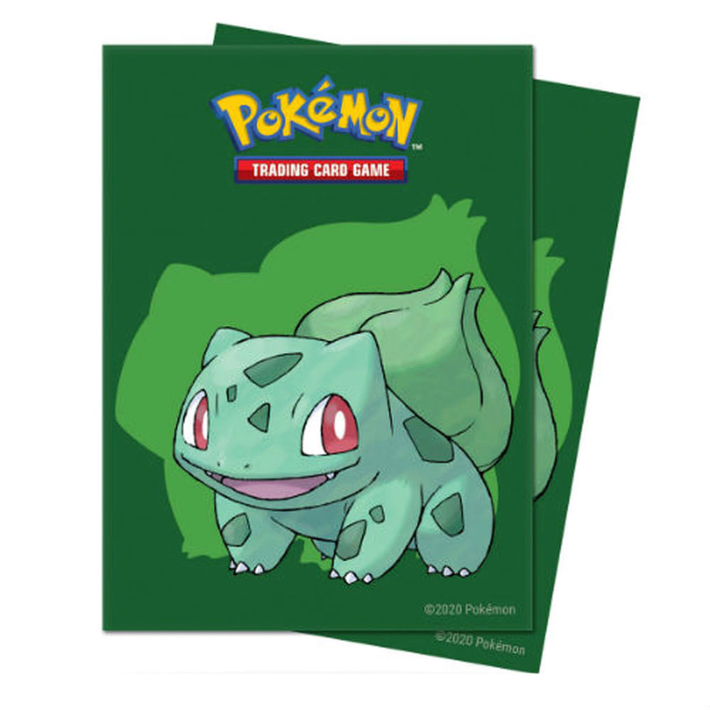 Ultra Pro Pokemon Supplies - Deck Protector Sleeves - BULBASAUR (65 Sleeves)