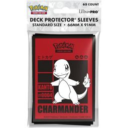 Ultra Pro Pokemon Supplies - Deck Protector Sleeves - CHARMANDER [65 Sleeves]