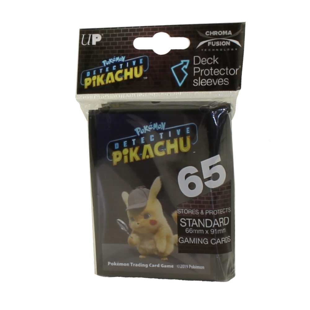Ultra Pro Pokemon Supplies - Deck Protector Sleeves - DETECTIVE PIKACHU (65 Sleeves)