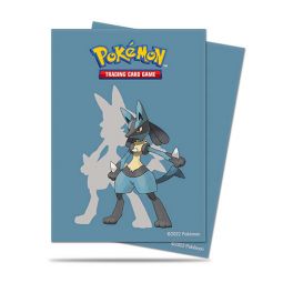 Ultra Pro Pokemon Supplies - Deck Protector Sleeves - LUCARIO (65 Sleeves)