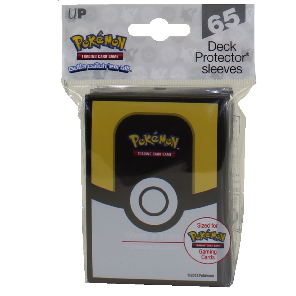 Pokemon Card Supplies - Deck Protector Sleeves - ULTRA BALL (65 Sleeves)