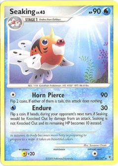 Pokemon Card - Supreme Victors 43/147 - SEAKING Lv.43 (rare)