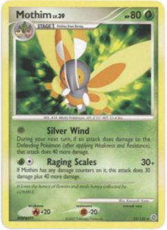 Pokemon Card - D&P: Secret Wonders 33/132 - MOTHIM Lv.39 (rare)