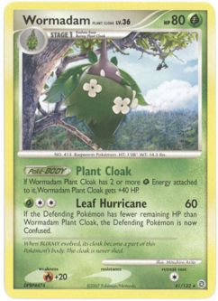 Pokemon Card - Secret Wonders 41/132 - WORMADAM (Plant Cloak) Lv.36 (rare)