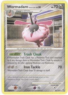 Pokemon Card - Secret Wonders 43/132 - WORMADAM (Trash Cloak) Lv.38 (rare)