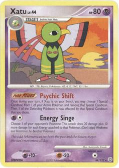 Pokemon Card - Secret Wonders 44/132 - XATU Lv.44 (rare)