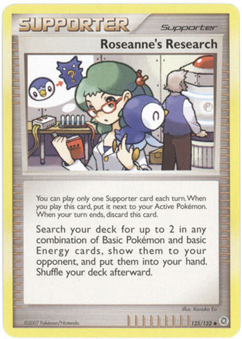 Pokemon Card - D&P: Secret Wonders 125/132 - ROSEANNE'S RESEARCH (uncommon)