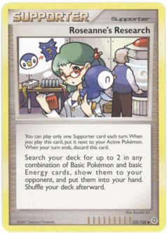 Pokemon Card - Secret Wonders 125/132 - ROSEANNE'S RESEARCH (uncommon)