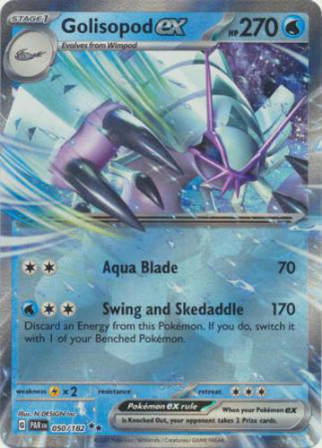 Pokemon Card - S&V: Paradox Rift 050/182 - GOLISOPOD EX