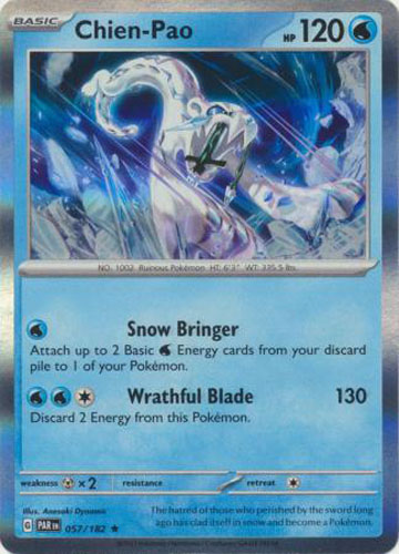 Pokemon Card - S&V: Paradox Rift 057/182 - CHIEN-PAO (holo