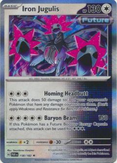 Pokemon Card - S&V: Paradox Rift 158/182 - IRON JUGULIS (holo-foil)