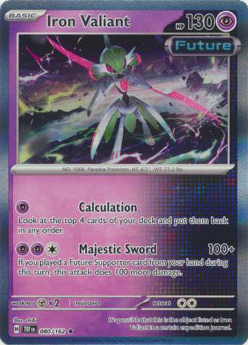 Iron Valiant - 080/162 - SV05: Temporal Forces [HOLO] | Ozzie Collectables