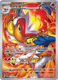 Pokemon Card - S&V: Twilight Masquerade 173/167 - INFERNAPE (Illustration Rare)