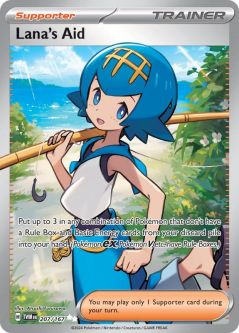 Pokemon Card - S&V: Twilight Masquerade 207/167 - LANA'S AID (ultra rare)