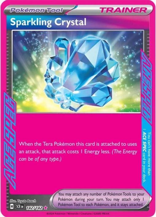 スポーン　SPAWN　顔付きクラウン Pokemon Card - S&V: Stellar Crown 142/142 - SPARKLING