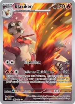 Pokemon Card - S&V: Destined Rivals 192/182 - BLAZIKEN (illustration rare holo)