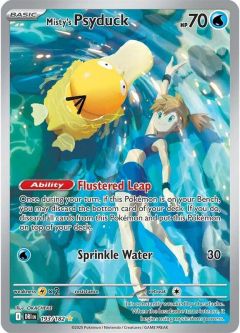 Pokemon Card - S&V: Destined Rivals 193/182 - MISTY'S PSYDUCK (illustration holo)