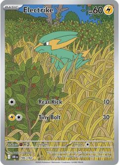 Pokemon Card - S&V: Destined Rivals 196/182 - ELECTRIKE (illustration rare holo)