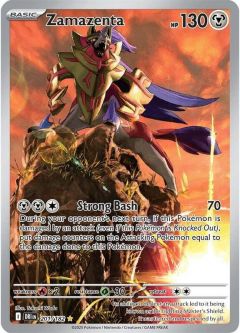 Pokemon Card - S&V: Destined Rivals 201/182 - ZAMAZENTA (illustration rare holo)