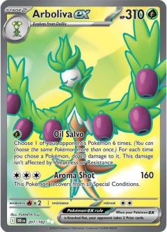 Pokemon Card - S&V: Destined Rivals 207/182 - ARBOLIVA EX (ultra rare holo)