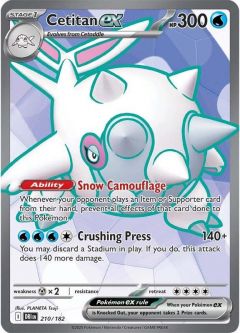 Pokemon Card - S&V: Destined Rivals 210/182 - CETITAN EX (ultra rare holo)