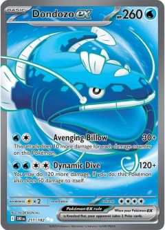 Pokemon Card - S&V: Destined Rivals 211/182 - DONDOZO EX (ultra rare holo)