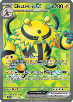 Pokemon Card - S&V: Destined Rivals 212/182 - ELECTIVIRE EX (ultra rare holo)