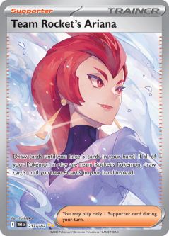 Pokemon Card - S&V: Destined Rivals 237/182 - TEAM ROCKET'S ARIANA (special illustration holo)