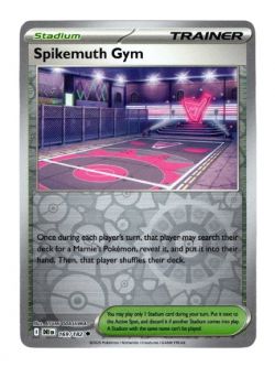 Pokemon Card - S&V: Destined Rivals 169/182 - SPIKEMUTH GYM (reverse holo)