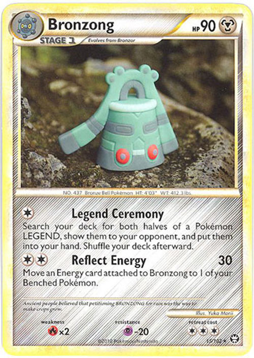 Pokemon Card - Triumphant 15/102 - BRONZONG (rare