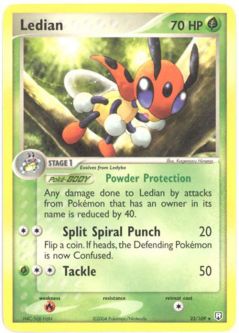 Pokemon Card - Team Rocket Returns 23/109 - LEDIAN (rare)
