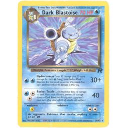 Pokemon Card - Team Rocket 20/82 - DARK BLASTOISE (rare)