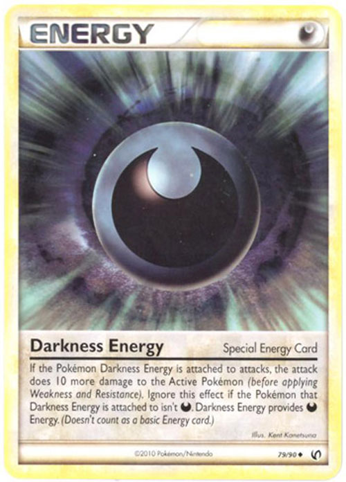 Pokemon Card - Undaunted 79/90 - DARKNESS ENERGY (uncommon)