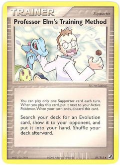 Pokemon Card - Unseen Forces 89/115 - PROFESSOR ELM'S TRAINING METHOD (uncommon)