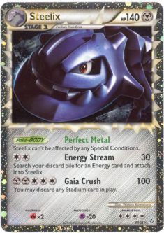 Pokemon Card - Unleashed 87/95 - STEELIX (Prime) (holo-foil)