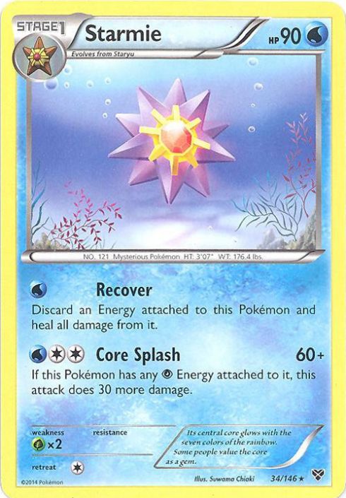 Pokemon Card - XY 34/146 - STARMIE (rare) Pokemon Card - XY 34/146 - STARMIE (rare)