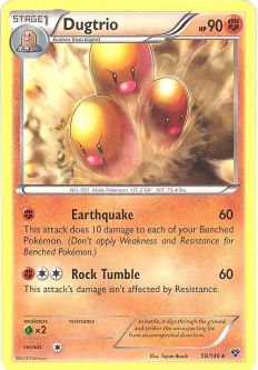 Pokemon Card - XY 59/146 - DUGTRIO (rare)