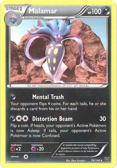 Pokemon Card - XY 76/146 - MALAMAR (rare)