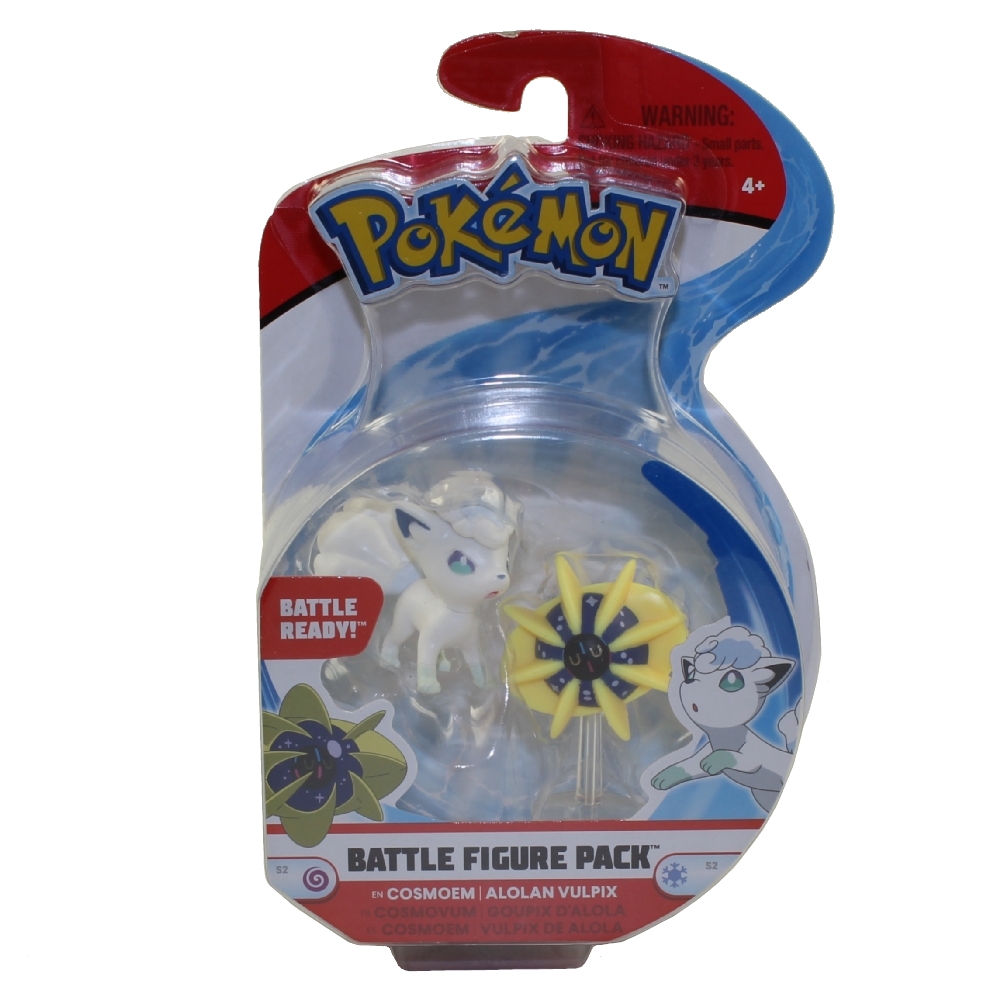 Wicked Cool Toys - Pokemon Battle Figure Pack S2 - COSMOEM & ALOLAN VULPIX (2-Pack)(2 inch)