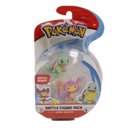 Wicked Cool Toys - Pokemon Battle Figure Pack S3 - AIPOM & SQUIRTLE (2-Pack)(2 inch)