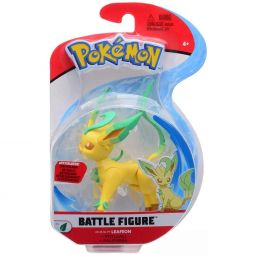 Wicked Cool Toys - Pokemon Articulated Battle Figure Pack S5 - LEAFEON (3 inch)