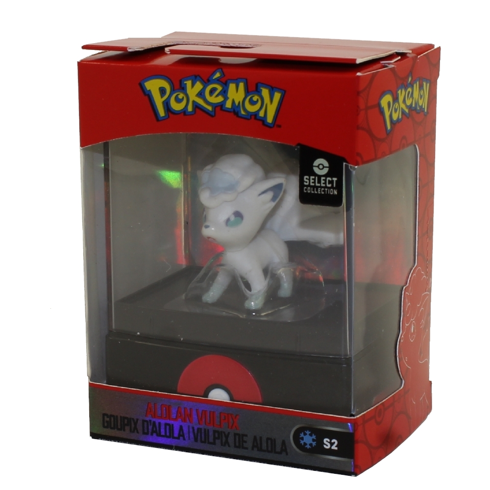 Wicked Cool Toys - Pokemon Select Collection S2 Figure - ALOLAN VULPIX w/ Display Case (2 inch)
