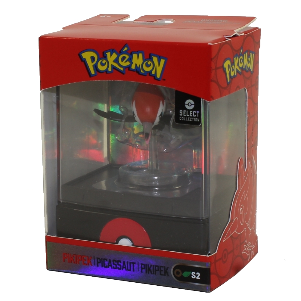 Wicked Cool Toys - Pokemon Select Collection S2 Figure - PIKIPEK w/ Display Case (2 inch)