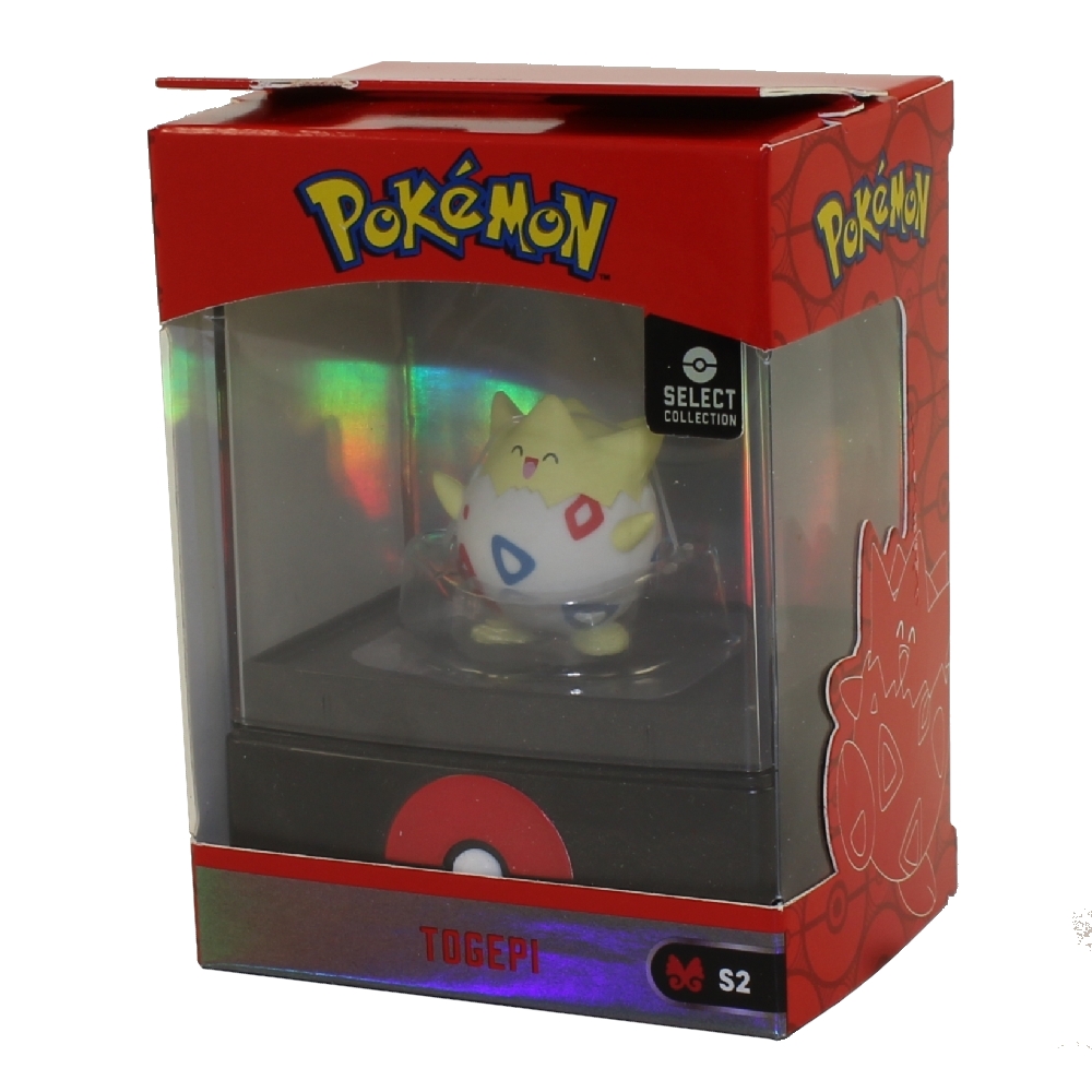 Wicked Cool Toys - Pokemon Select Collection S2 Figure - TOGEPI w/ Display Case (2 inch)