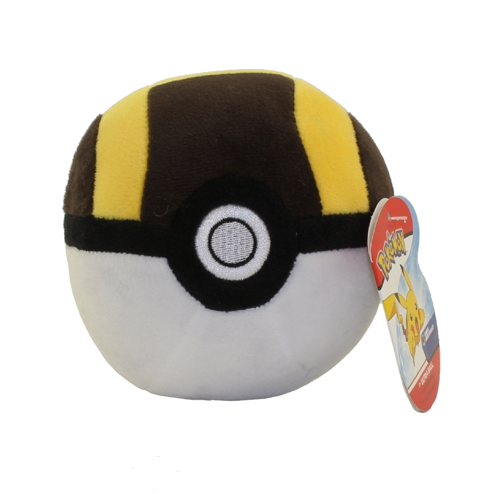 Wicked Cool Toys - Pokemon Plush Poke Balls - ULTRA BALL (4 inch)
