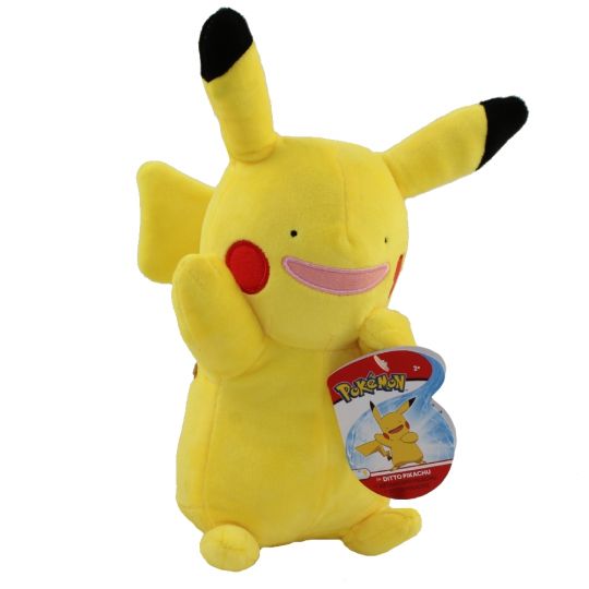 Wicked Cool Toys Pokemon Select Plush S2 Ditto Pikachu 8 Inch
