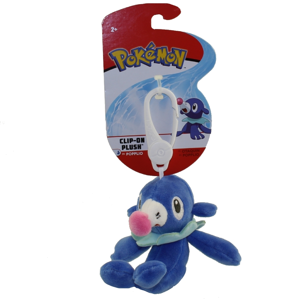 Wicked Cool Toys - Pokemon Plush Clip-Ons S1 - POPPLIO (4 inch)